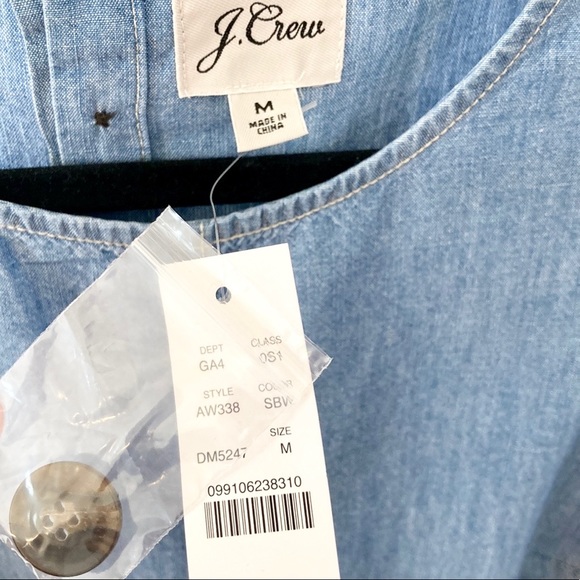 J. Crew Chambray Shift Dress - Picture 2 of 10